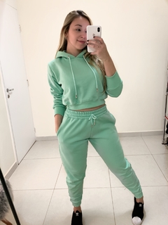 Conjunto Moletom New Menta - Comprar em Giu Store