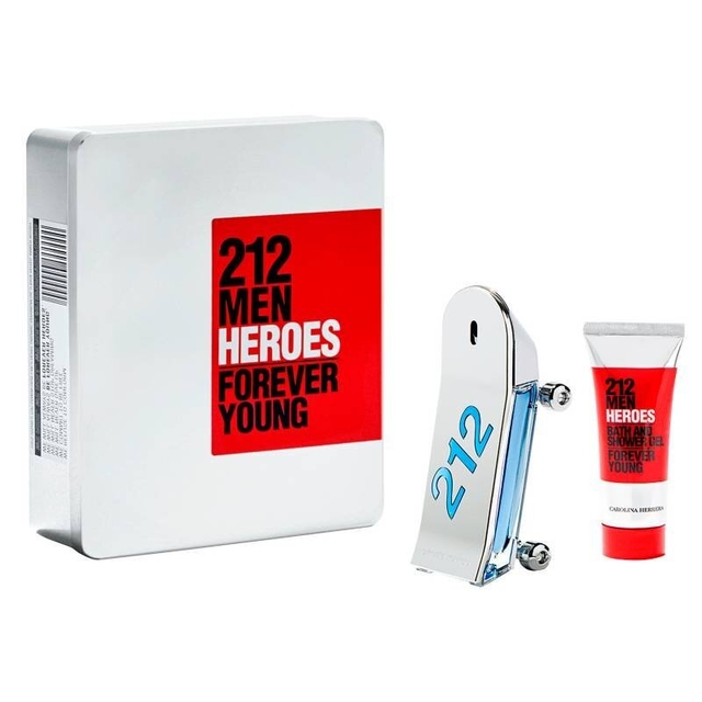 SET 212 HEROES EDT 90 ML + BATH AND SHOWER GEL 100 ML - comprar online