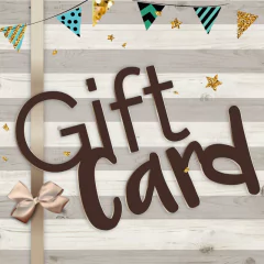 gift card tarjeta de regalo para merienda hora del te