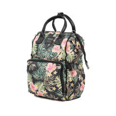 Mochila Maternal Chaos Flowers - tienda online