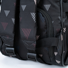 Image of Diaper Bag Backpack Black Geometric