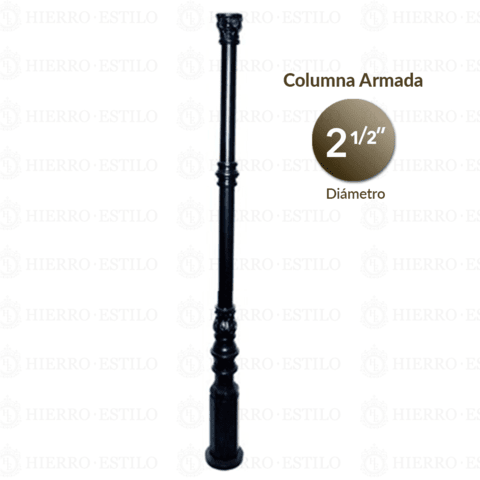 Con Flor - Columna Armada (2 ½ ")