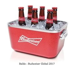 Balde Retangular Budweiser Global
