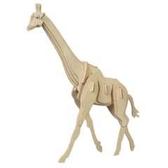 Jirafa de Madera para armar en 3D