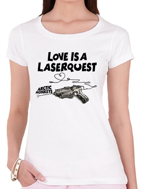 Remeras Arctic Monkeys - Love Is A Laserquest (Mujer)