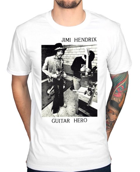 Remeras Rock Jimi Hendrix Guitar Hero