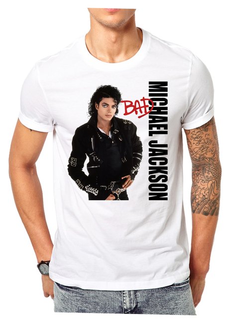 Remeras Michael Jackson Bad