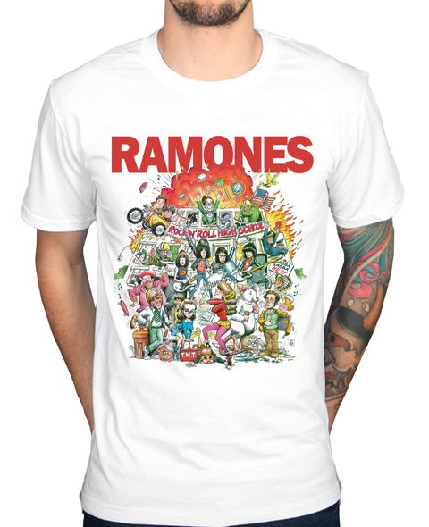 Remeras Ramones -Rock & Roll High School