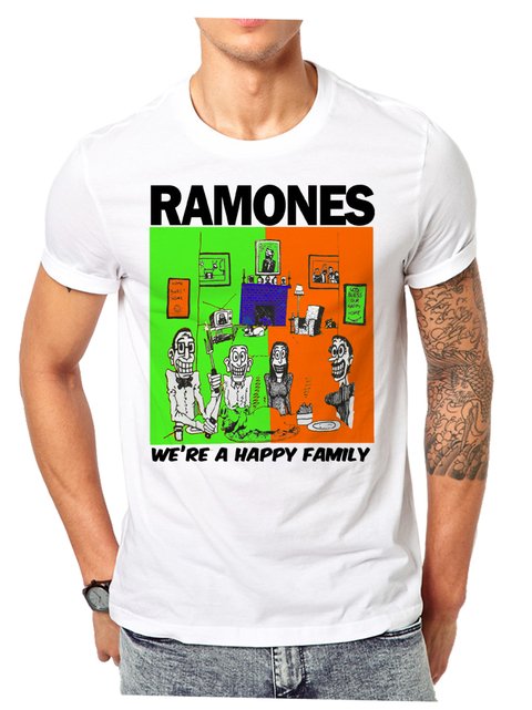 Remeras RAMONES - We're A Happy Family