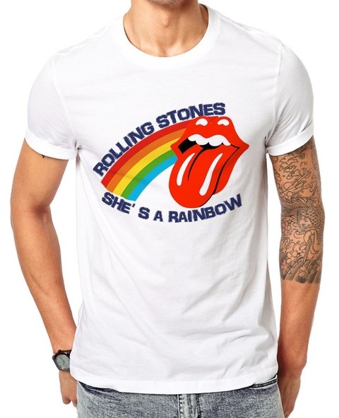Remeras The Rolling Stones - She's A Rainbow ( Hombre Mujer )