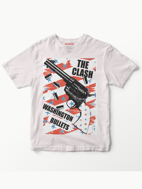 Remeras rock The Clash - Washington Bullets