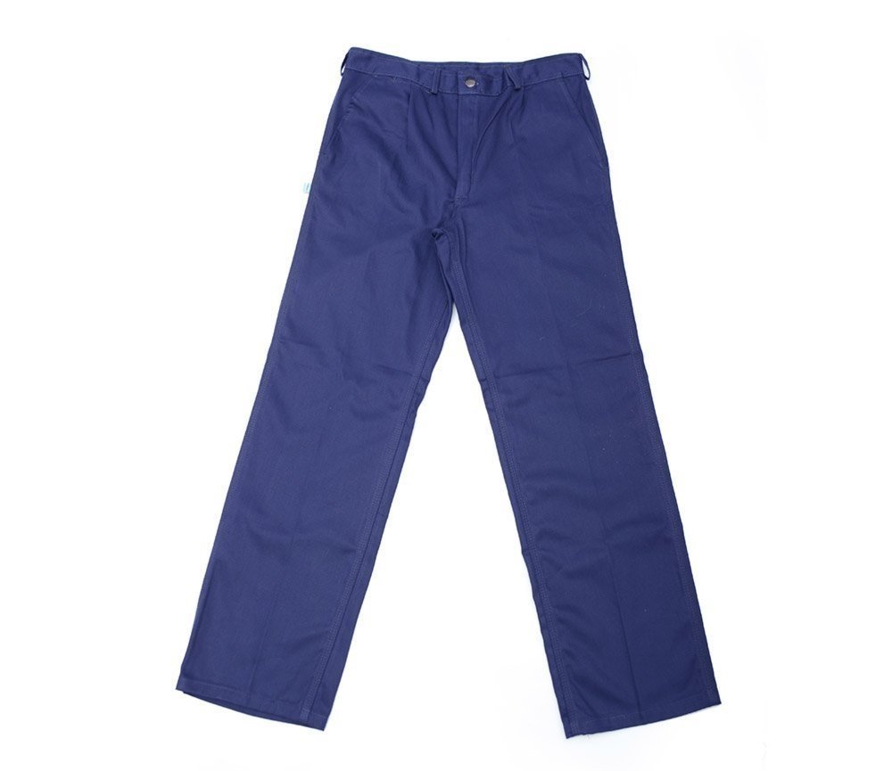 PANTALON DE TRABAJO OMBU TELA GRAFA 100% ALGODON AZUL