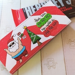Embalagem Natal para Barra Chocolate 90g Embalagem Natal para Barra Chocolate 90g