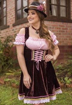 vestido típico alemão oktoberfest