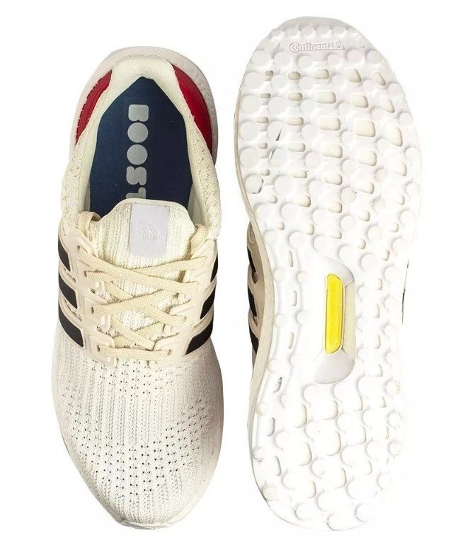 Tênis Adidas Ultraboost 4.0 Branco C/Vermelho (Masculino)