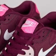 Tênis Nike Air Max 90 Essential Vinho C/Rosa (Feminino)