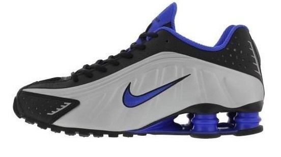 tenis nike shox r4 azul
