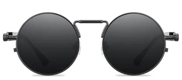 Oculos de Sol Redondo Chicago C/Proteção Uv400 - Preto