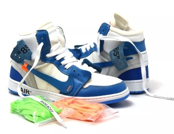 nike air off white azul
