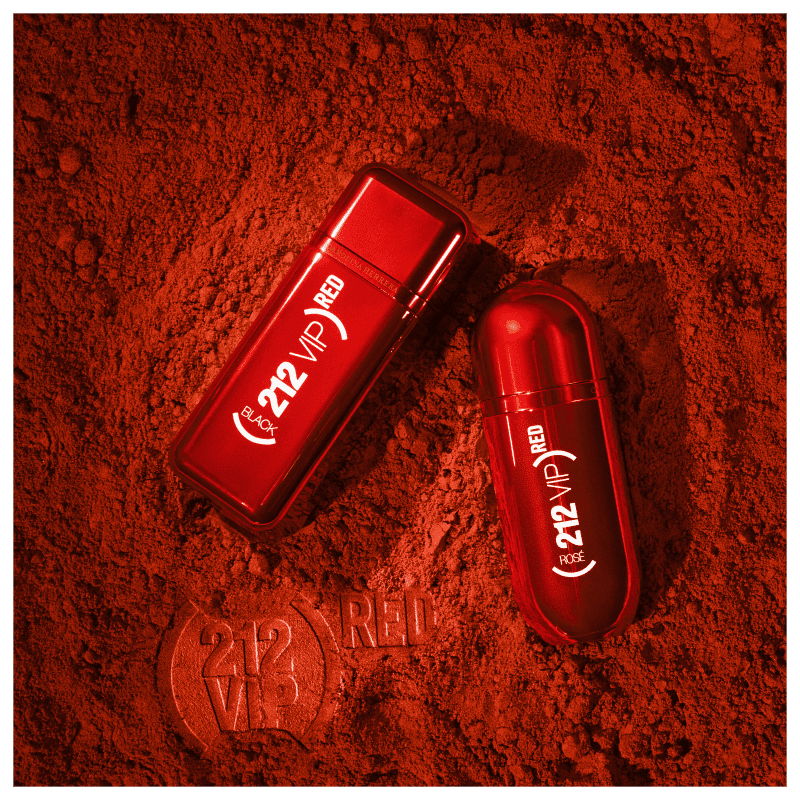 212 vip men black red