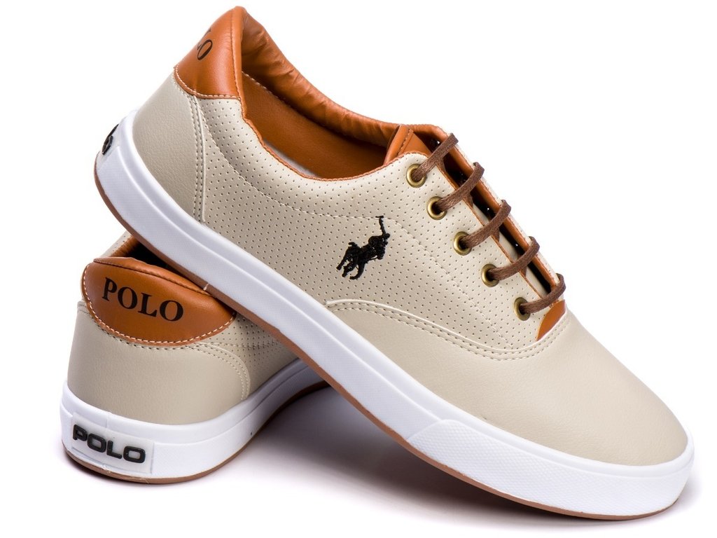 Sapatênis Polo Way Bege (Masculino)