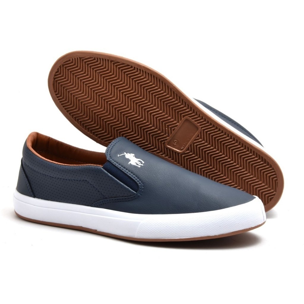 Slip On Polo Way Azul Marinho (Masculino)