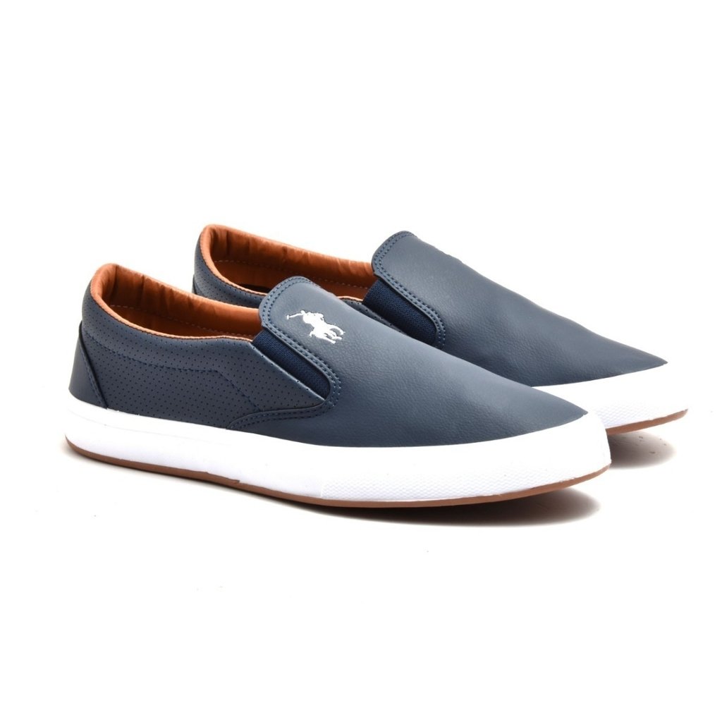 Slip On Polo Way Azul Marinho (Masculino)