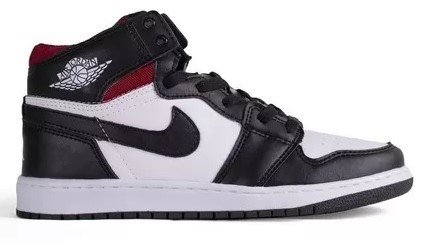 air jordan 1 chicago preto e branco