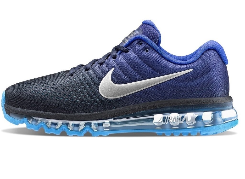 Tênis Nike Air Max 2017 Preto C/Azul (Masculino)