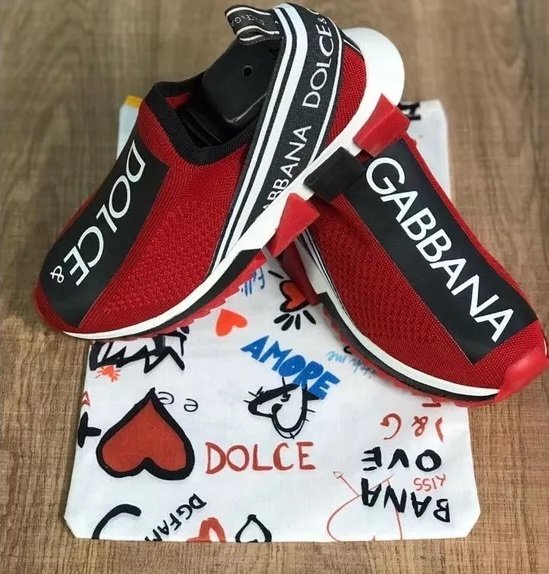 Tênis Dolce \u0026 Gabbana Vermelho (Masculino)