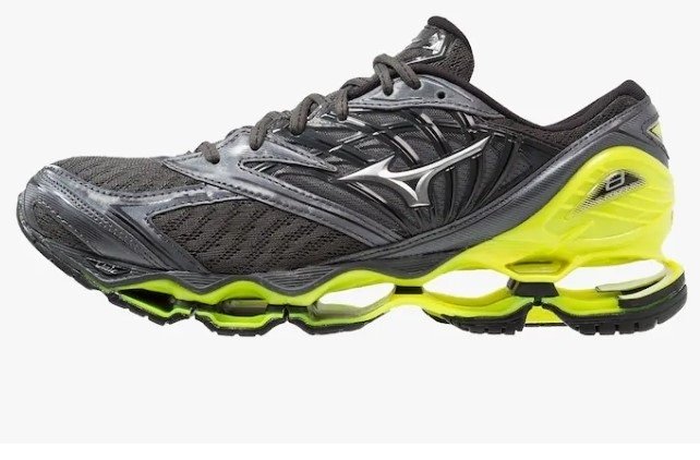 Tênis Mizuno Wave Prophecy 8 Cinza Escuro C/Verde (Masculino)