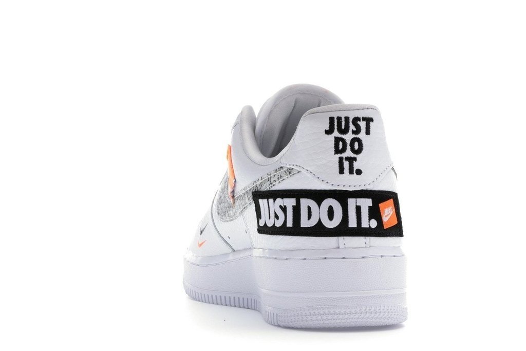 tênis nike air force 1 premium just do it branco