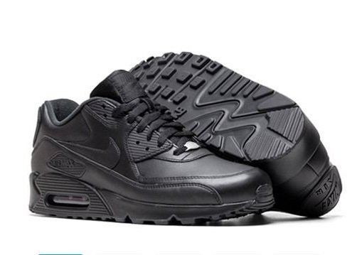 Tênis Nike Air Max 90 Leather Preto (Masculino)