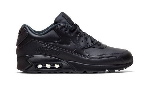 tênis nike air max 90 leather masculino preto