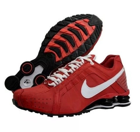 nike shox de camurça