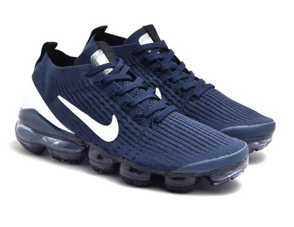 navy blue nike vapormax flyknit