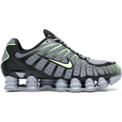 Tênis Nike Shox Tl 12 Molas Cinza C/Preto e Verde (Masculino)