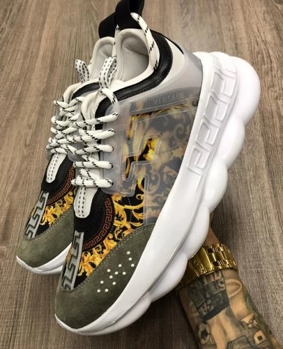 Tênis Versace Chain Reaction White Dinasty (Masculino)