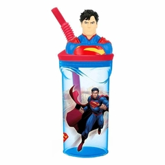 VASO 3D CON SORBETE - SUPERMAN - DC COMICS