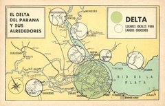 Delta del Paraná y sus alrededores 1965 (34x26) - comprar online