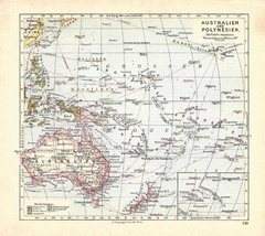 Australia y Polinesia 1929 (33x33) - comprar online