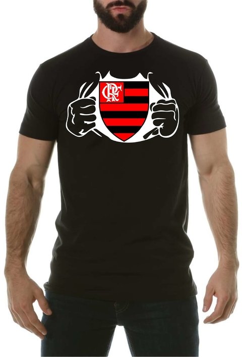 CAMISETA Abrindo Camisa Flamengo - Clube da Camiseta