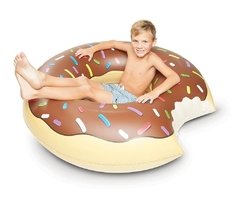 Boia Inflável Média Rosquinha Donuts - Loja das Boias - Boias Divertidas para Piscina