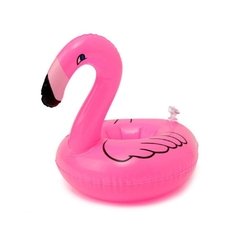Porta Copos Flamingo Inflável Loja das Boias