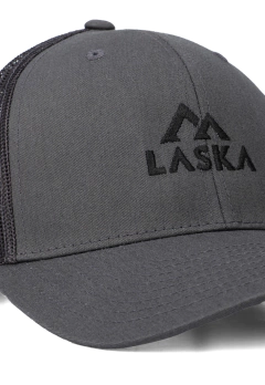 Retro Trucker Cap Grey and Black – 2 Tones - Laska
