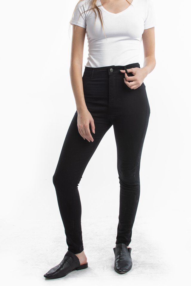 Pantalon Negro Chupin Mujer Online Shop, UP TO 59% OFF | www.apmusicales.com