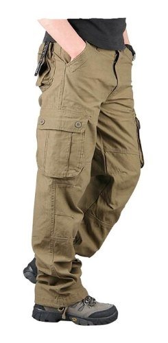 Pantalon Cargo Gabardina Reforzada Hard Work Trabajo
