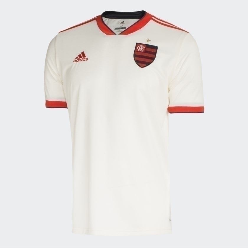 Camisa Flamengo Adidas Branca 2018/19 Sem Mrv Fk9533