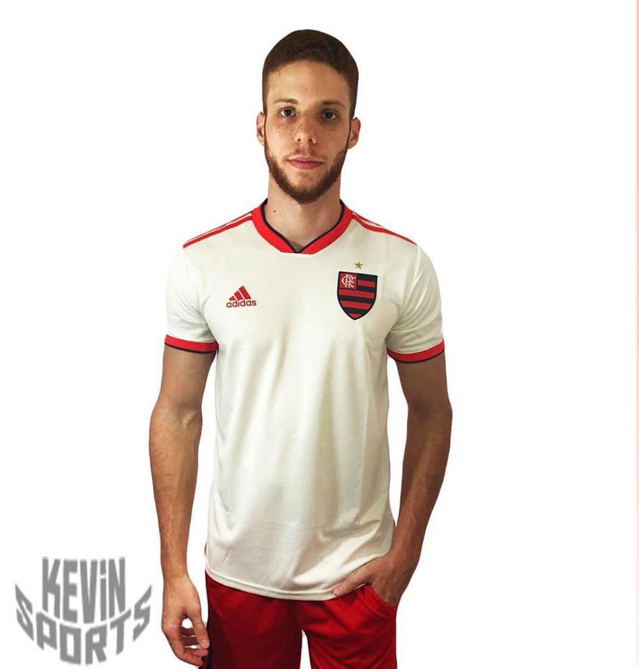 Camisa Flamengo Adidas II Off White 2018 DJ2721