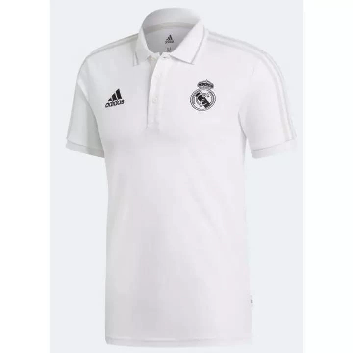 Camiseta Polo Adidas Real Madrid Branca DP5189